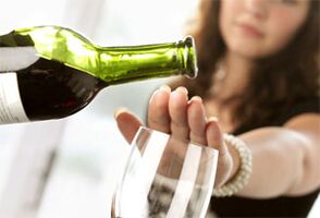Ablehnung von Alkohol